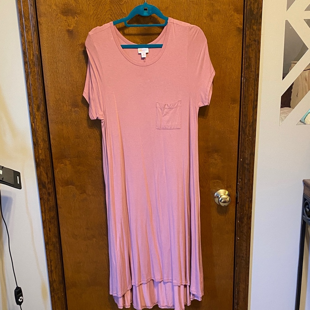 LuLaRoe Mauve Short Sleeve Top